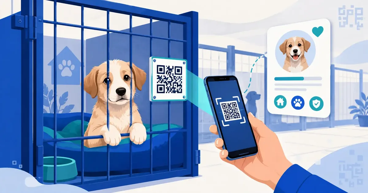 How Animal Shelters Use QR Codes to Get Pets Adopted Faster