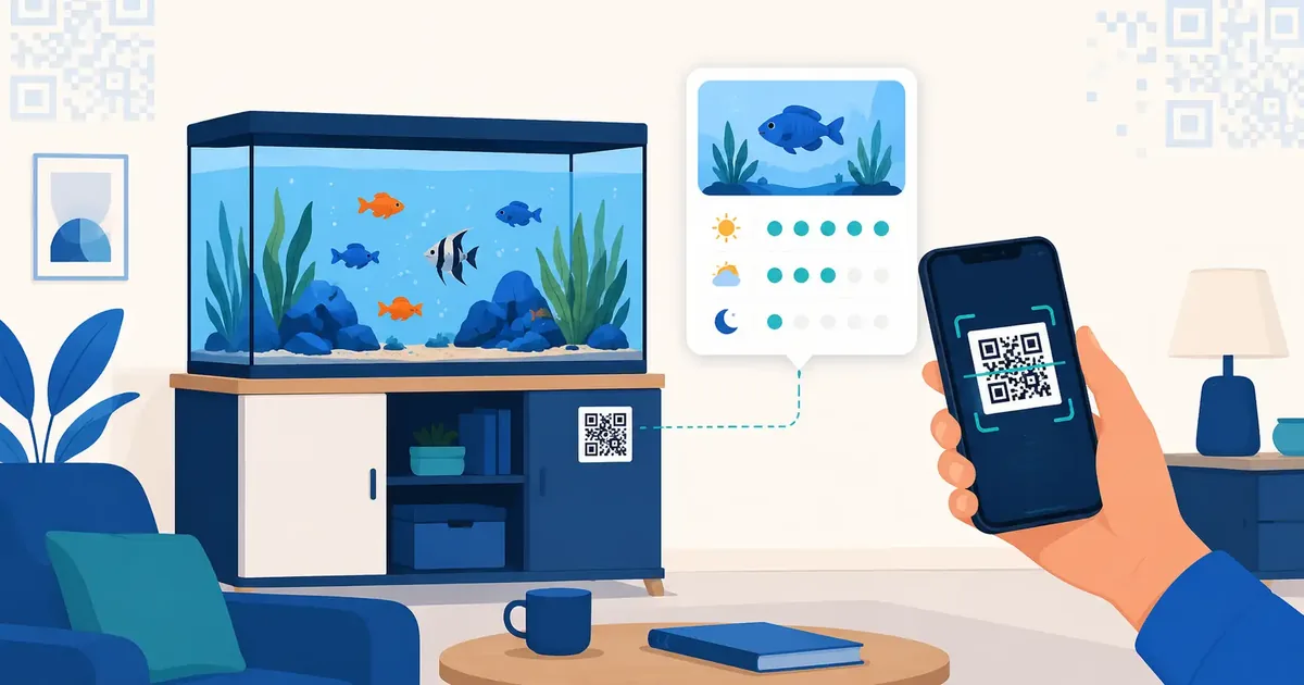 Never Miss a Feeding: A QR Code Care Schedule for Your Home Aquarium
