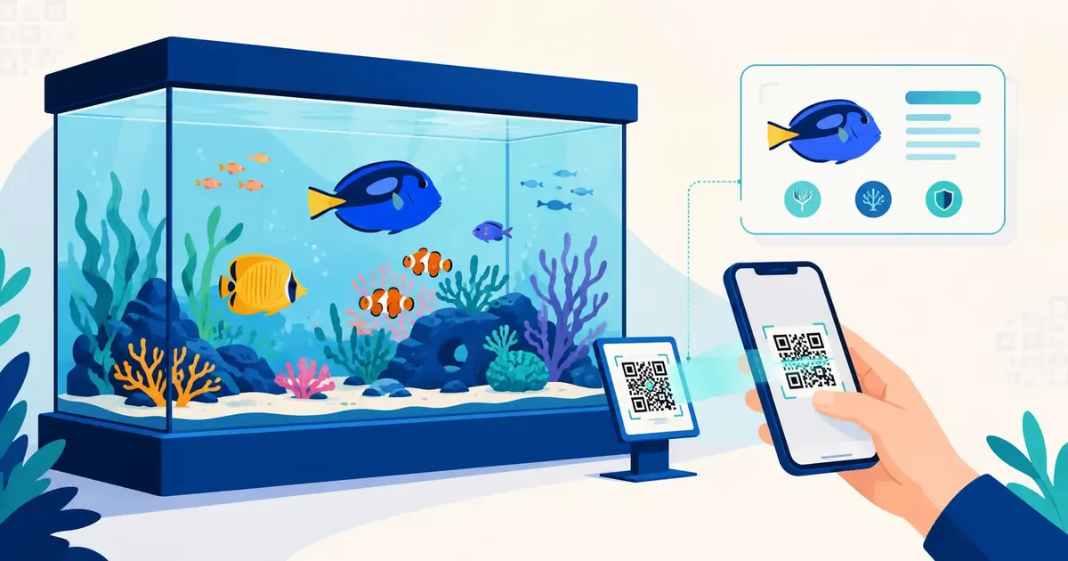 How Aquariums Use QR Codes to Turn Tanks Into Interactive Exhibits